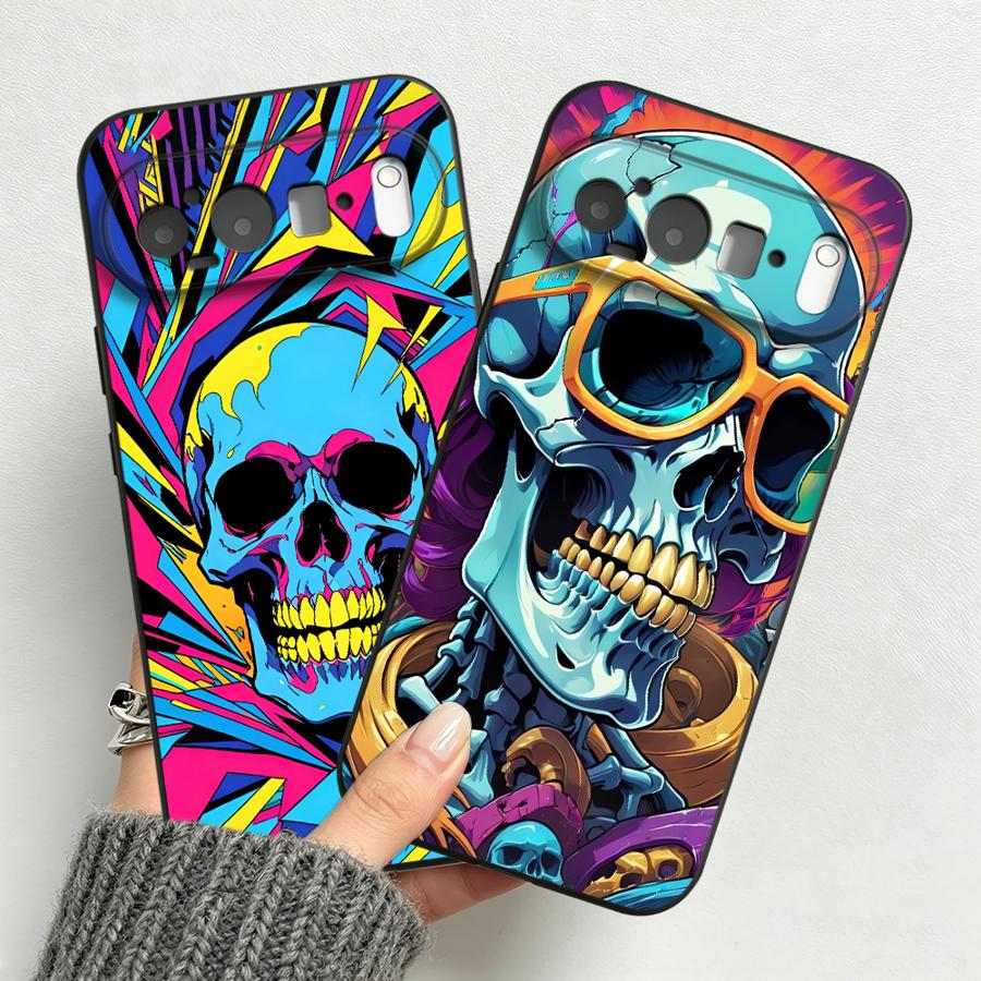 Neon Pop Art Skull Case for Go - Google Pixel 9 Pro 评论和价格