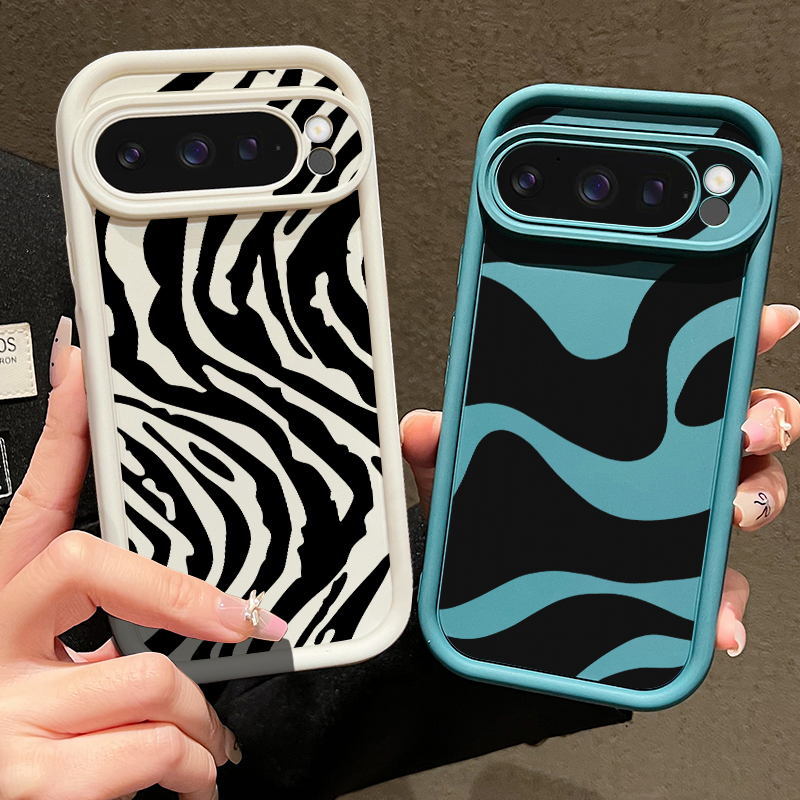Zebra Stripe Pattern TPU Phone - Google Pixel 9 Pro 评论和价格