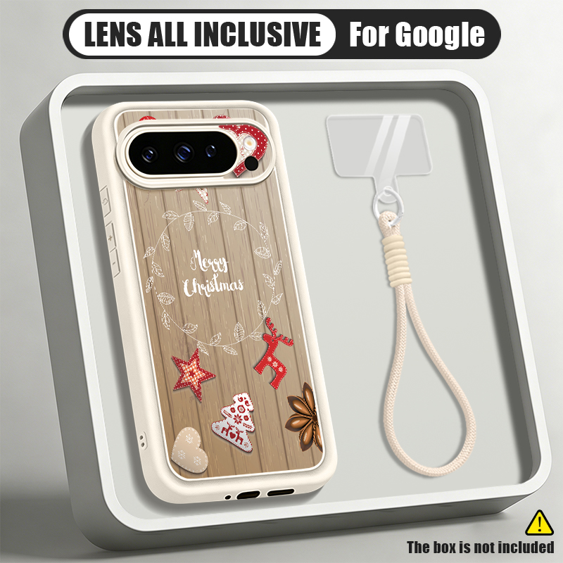 Cartoon Santa Pattern Phone Ca - Google Pixel 9 Pro 评论和价格