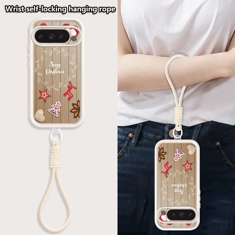 Cartoon Santa Pattern Phone Ca - Google Pixel 9 Pro 评论和价格