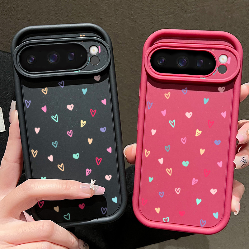 Colorful Little Hearts Soft Ca - Google Pixel 9 Pro 评论和价格