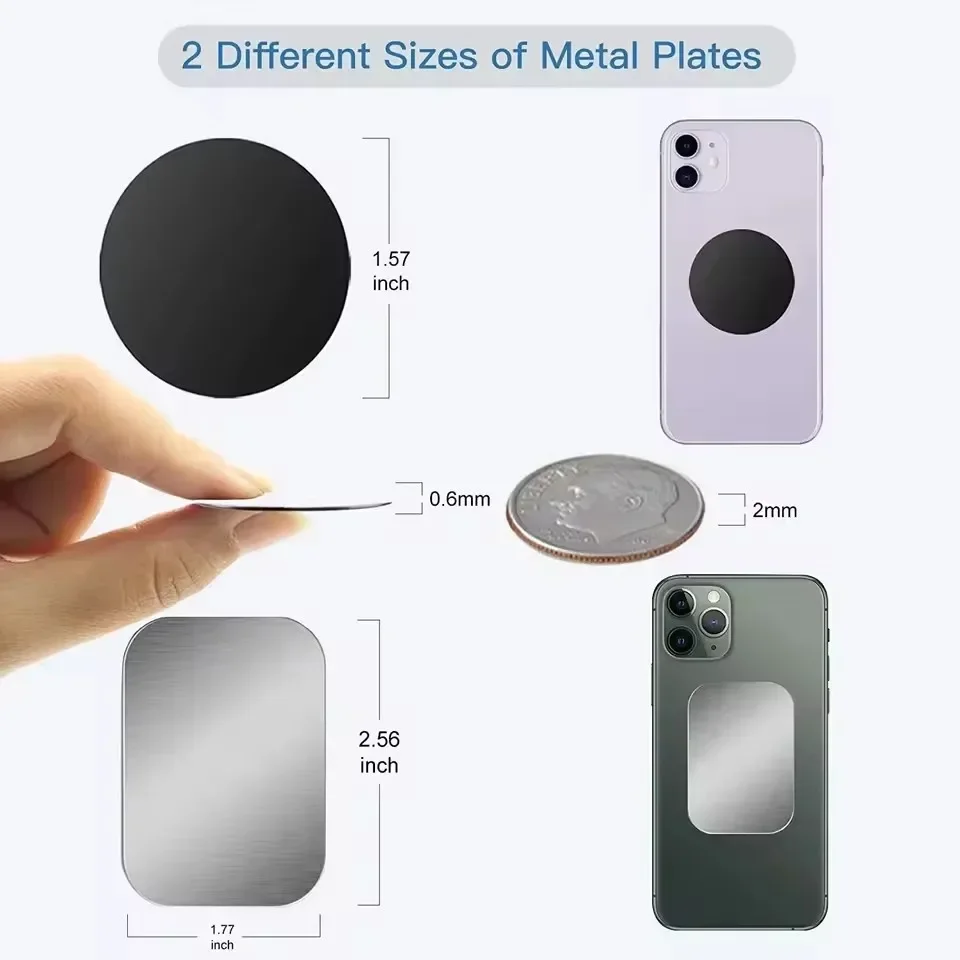 5/10pcs Magnetic Metal Plate D - Phone Accessories Holder Car 评论和价格
