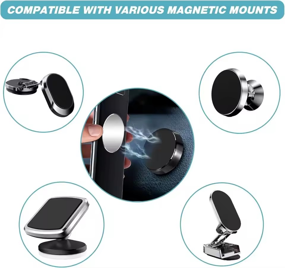 1/50Pcs Magnetic Metal Plate F - Phone Accessories Useful 评论和价格