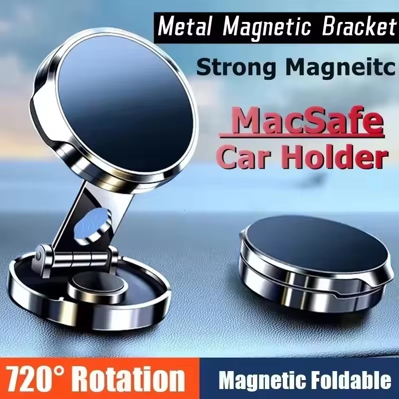 Round Folding Magnetic Car Hol - Phone Accessories Useful 评论和价格
