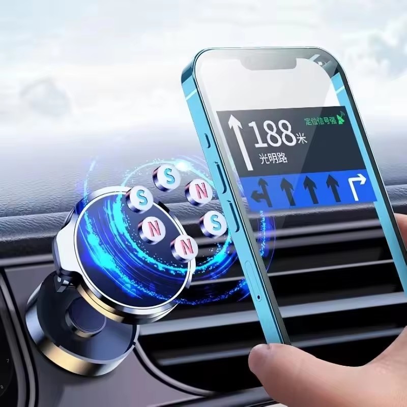 Round Folding Magnetic Car Hol - Phone Accessories Useful 评论和价格